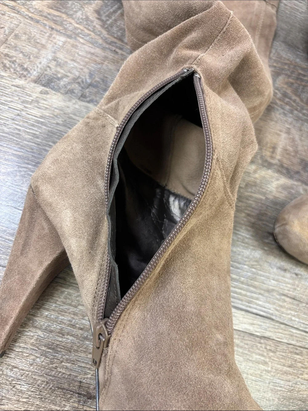 Steve Madden Focuss Brown Suede Over-the-Knee Boots Size 8